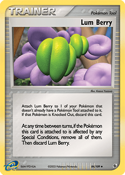 Lum Berry 84/109 — EX Rubi e Safira