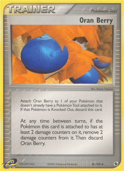 Carta Oran Berry 85/109 do set Ruby & Sapphire — Pokémon TCG | Bynx