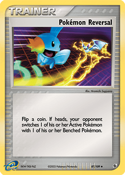 Pokémon Reversal 87/109 — EX Rubi e Safira