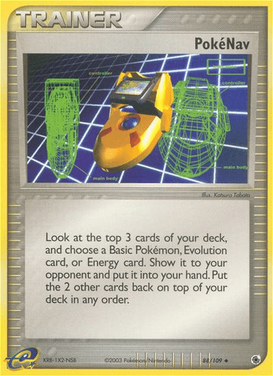 Carta PokéNav 88/109 do set Ruby & Sapphire — Pokémon TCG | Bynx