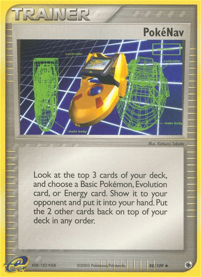 Carta PokéNav 88/109 do set Ruby & Sapphire — Pokémon TCG | Bynx