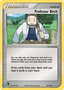 Professor Birch 89/109 — EX Rubi e Safira