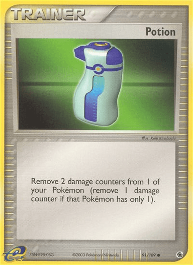 Carta Potion 91/109 do set Ruby & Sapphire — Pokémon TCG | Bynx