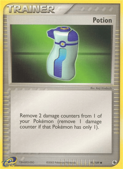 Carta Potion 91/109 do set Ruby & Sapphire — Pokémon TCG | Bynx