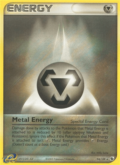 Carta Metal Energy 94/109 do set Ruby & Sapphire — Pokémon TCG | Bynx