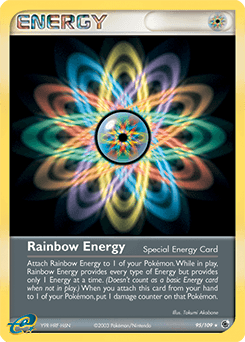 Rainbow Energy 95/109 — EX Rubi e Safira