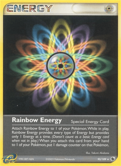 Carta Rainbow Energy 95/109 do set Ruby & Sapphire — Pokémon TCG | Bynx