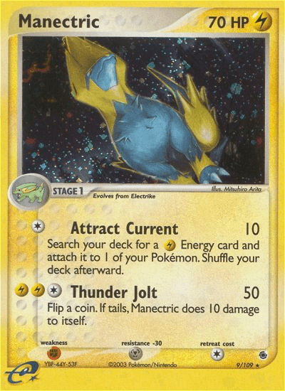 Carta Manectric 9/109 do set Ruby & Sapphire — Pokémon TCG | Bynx