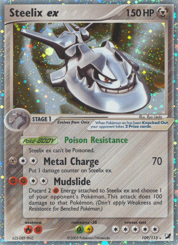Carta Steelix ex 109/115 do set Unseen Forces — Pokémon TCG | Bynx