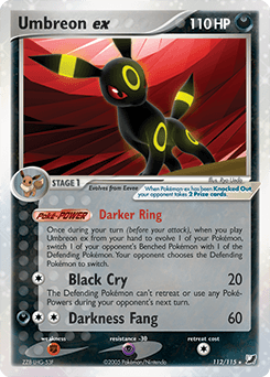 Umbreon ex 112 — Unseen Forces
