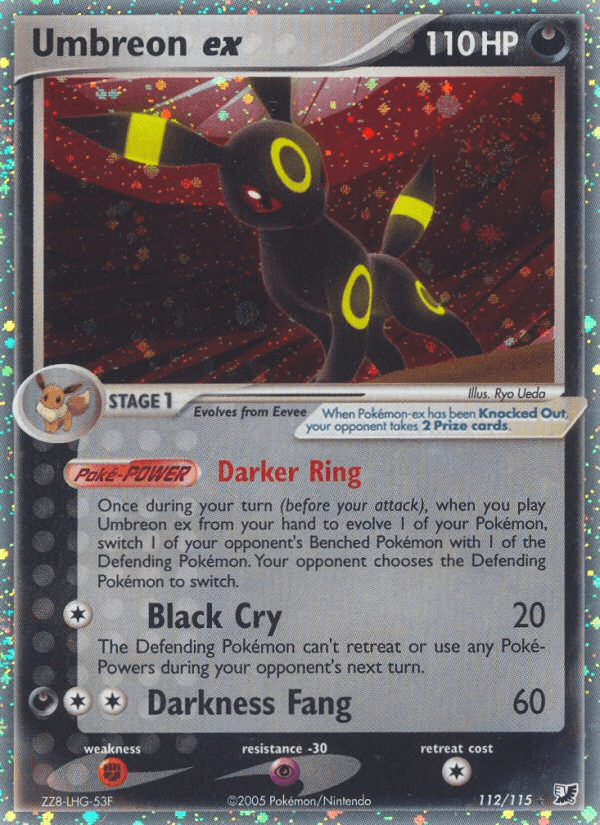 Carta Umbreon ex 112/115 do set Unseen Forces — Pokémon TCG | Bynx