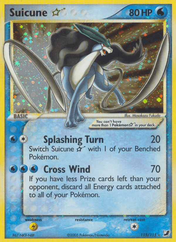 Carta Suicune ★ 115/115 do set Unseen Forces — Pokémon TCG | Bynx