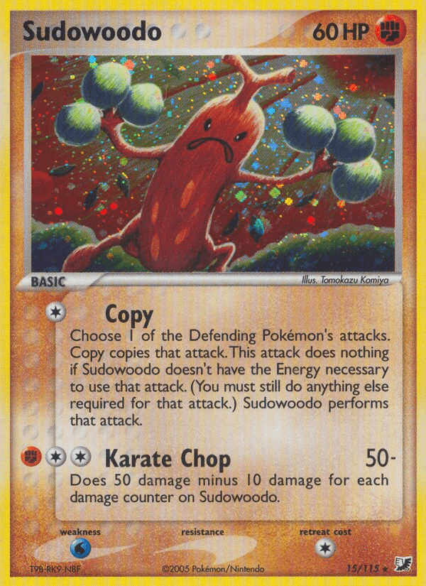 Carta Sudowoodo 15/115 do set Unseen Forces — Pokémon TCG | Bynx