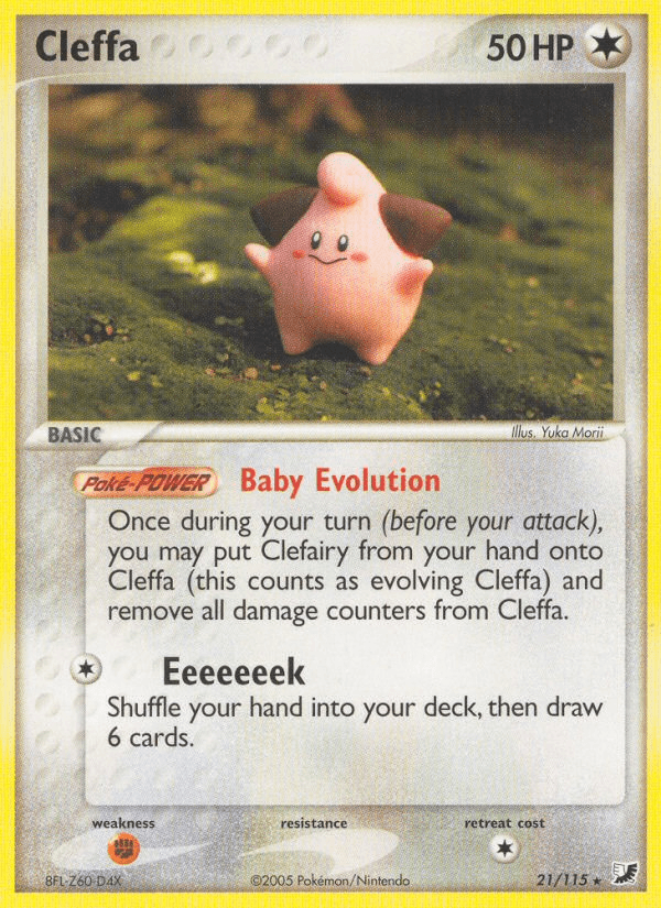 Carta Cleffa 21/115 do set Unseen Forces — Pokémon TCG | Bynx