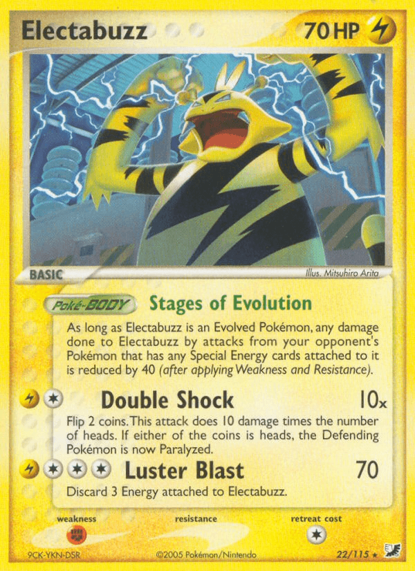 Carta Electabuzz 22/115 do set Unseen Forces — Pokémon TCG | Bynx