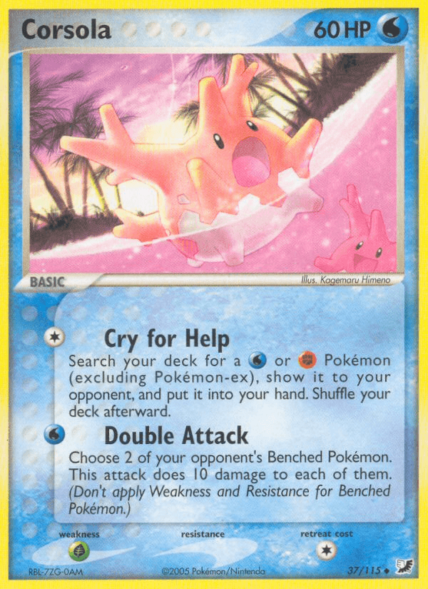 Carta Corsola 37/115 do set Unseen Forces — Pokémon TCG | Bynx