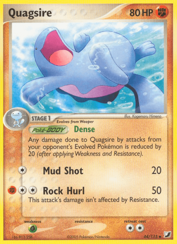 Carta Quagsire 44/115 do set Unseen Forces — Pokémon TCG | Bynx