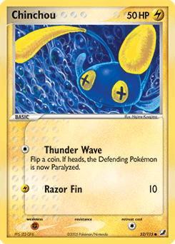 Chinchou 52/115 — EX Forças Ocultas