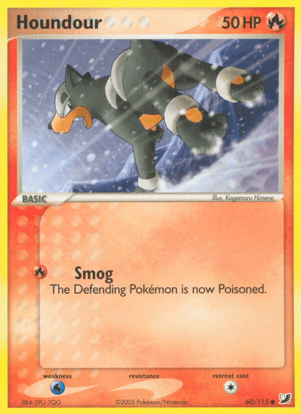 Carta Houndour 60/115 do set Unseen Forces — Pokémon TCG | Bynx