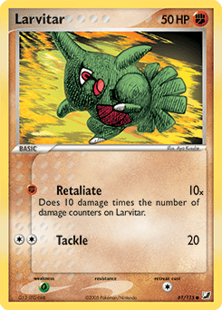 Larvitar 61/115 — EX Forças Ocultas