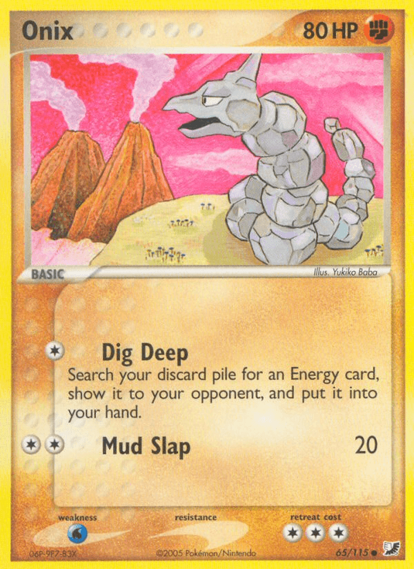 Carta Onix 65/115 do set Unseen Forces — Pokémon TCG | Bynx