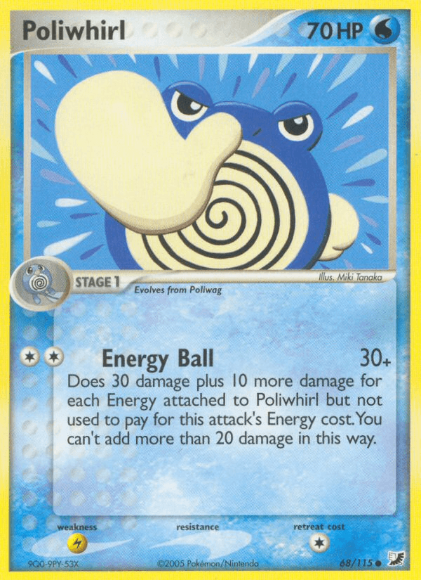 Carta Poliwhirl 68/115 do set Unseen Forces — Pokémon TCG | Bynx