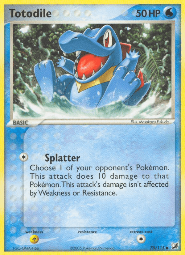 Carta Totodile 78/115 do set Unseen Forces — Pokémon TCG | Bynx