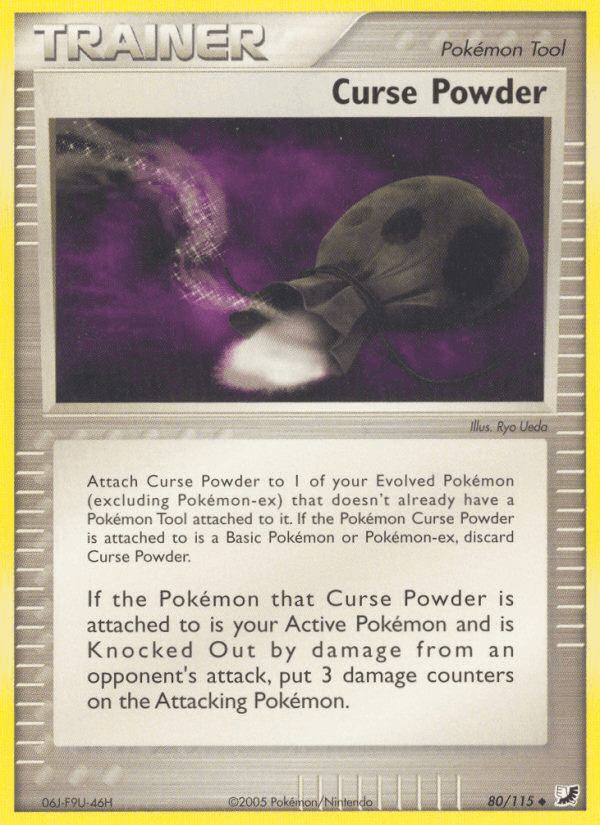 Carta Curse Powder 80/115 do set Unseen Forces — Pokémon TCG | Bynx