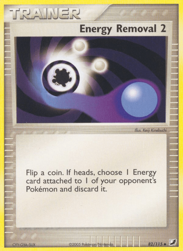Carta Energy Removal 2 82/115 do set Unseen Forces — Pokémon TCG | Bynx