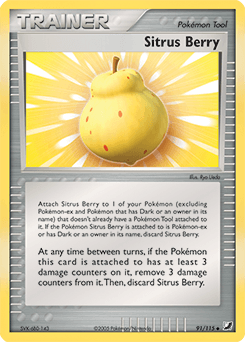 Sitrus Berry 91/115 — EX Forças Ocultas