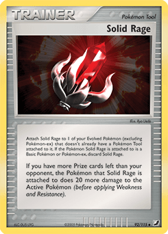 Solid Rage 92/115 — EX Forças Ocultas