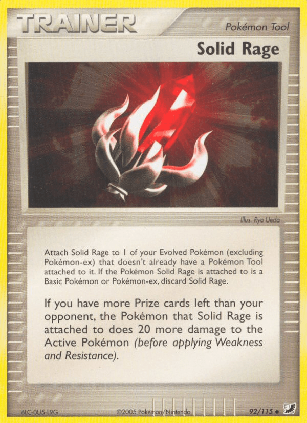 Carta Solid Rage 92/115 do set Unseen Forces — Pokémon TCG | Bynx