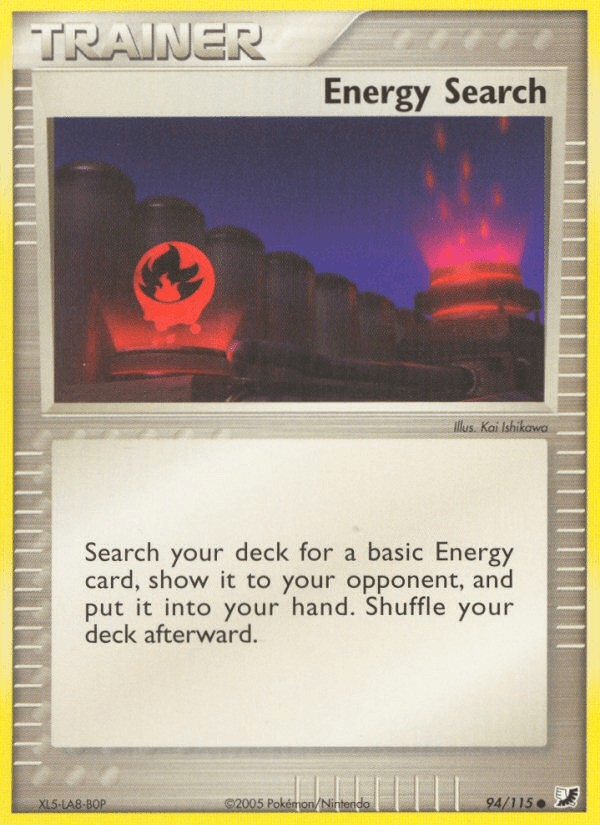 Carta Energy Search 94/115 do set Unseen Forces — Pokémon TCG | Bynx