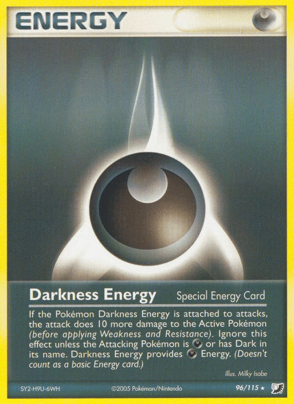 Carta Darkness Energy 96/115 do set Unseen Forces — Pokémon TCG | Bynx