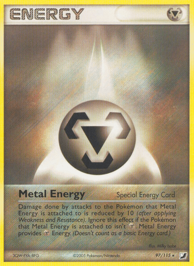 Carta Metal Energy 97/115 do set Unseen Forces — Pokémon TCG | Bynx