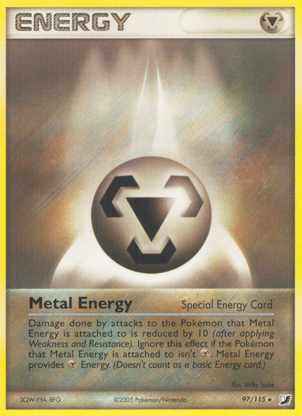 Carta Metal Energy 97/115 do set Unseen Forces — Pokémon TCG | Bynx