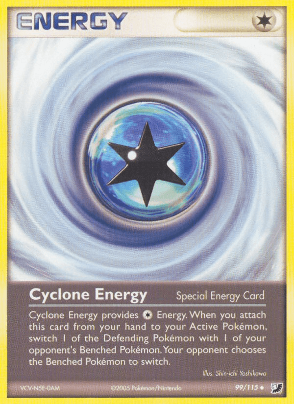 Carta Cyclone Energy 99/115 do set Unseen Forces — Pokémon TCG | Bynx