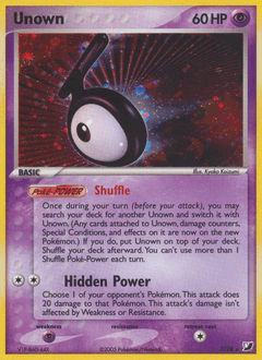 Unown T — Unseen Forces