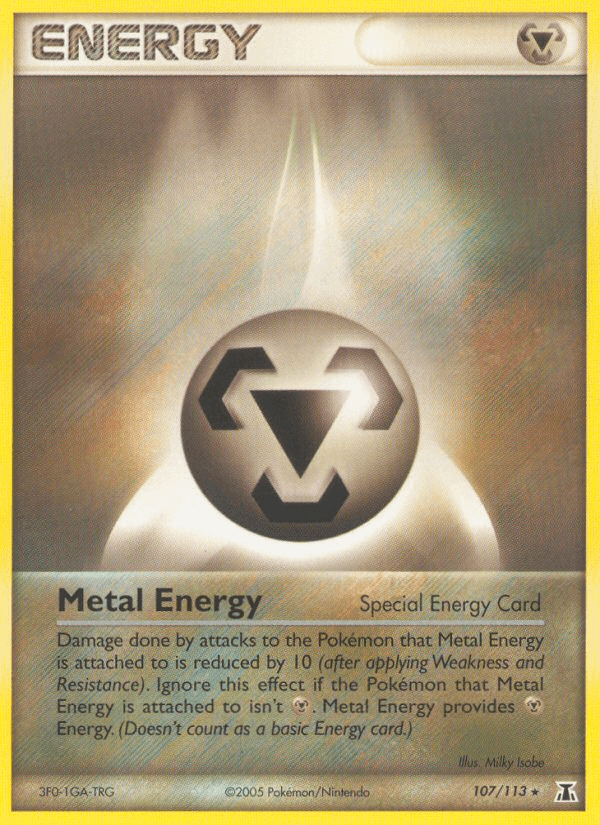 Carta Metal Energy 107/113 do set Delta Species — Pokémon TCG | Bynx