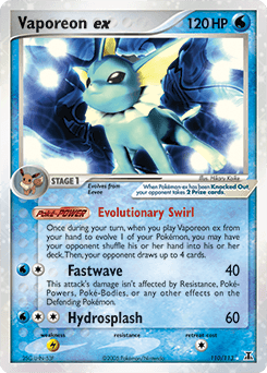 Vaporeon ex 110 — Delta Species