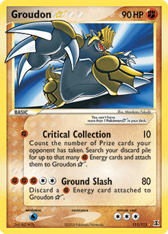 Groudon ★ 111 — Delta Species