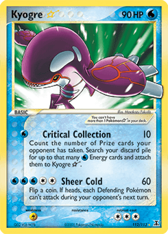 Kyogre ★ 112 — Delta Species