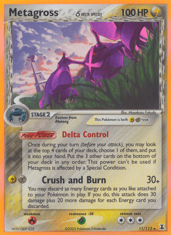 Carta Metagross δ 11/113 do set Delta Species — Pokémon TCG | Bynx
