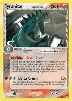 Tyranitar δ 16/113 — Delta Species