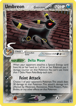 Umbreon δ 17 — Delta Species