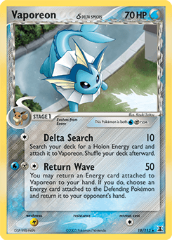 Vaporeon δ 18 — Delta Species