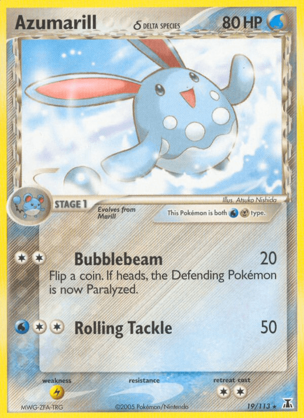 Carta Azumarill δ 19/113 do set Delta Species — Pokémon TCG | Bynx