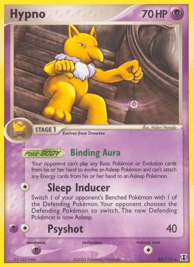 Carta Hypno 23/113 do set Delta Species — Pokémon TCG | Bynx