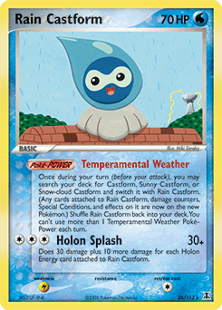 Rain Castform 26 — Delta Species