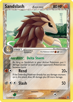 Sandslash δ 27/113 — Delta Species